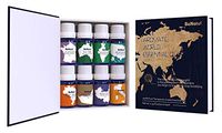 Benatu Essential Oils Set - Lavender, Tea Tree, Peppermint, Lemongrass, Rosemary, Orange, Bergamot, Frankincense - Organic Aromatherapy Top 8 Kit for Diffuser - 10ml