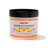 Soapstone Slate and Concrete Wax (6 ounce) by CLARK'S | Enriched with Lemon & Orange Oils | Made with Natural Beeswax and Carnauba Wax | Stone Countertop Wax