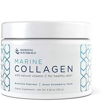 Nordic Naturals Marine Collagen Powder - Supports Healthy Skin and Helps Stimulate Collagen-Producing Cells Throughout the Body, 4,200 mg Collagen Peptides Per Serving*, Strawberry, 150g (30 servings)