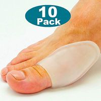 Syellowafter Big Toe Bunion Guard 10 Pack Gel Shields Bunion Pain Relief from Friction, Pressure, and Hallux Bunions
