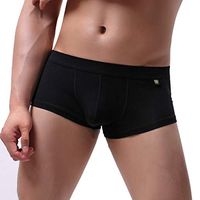 Mlide Calzoncillos descarados de Los Hombres de Calzoncillos de Calzoncillos Sexy con Mini mejilla Black