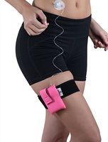Athletic Insulin Pump Case with Strap for t:Flex (L Leg, Pink)