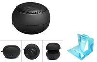 Universal Mini Portable Music Speaker Rechargeable Pop Up Hamburger Capsule Design for US Cellular Samsung Gem SCH-i100 (Comes with Universal Phone Stand)
