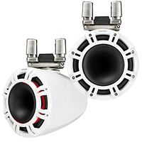 KICKER KMTC94W New KMTC9 9" Horn- Loaded Tower System Pair 4-Ohm White
