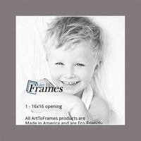ArtToFrames MAT-189-16x16-Pewter 16x16 Cobblestone/Pewter Custom Mat,