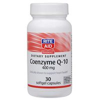 Rite Aid Coenzyme Q-10 Softgels, 400 mg - 30 ct