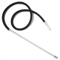 SALE SILVER 73" Washable HOSE Hookah Shisha Nargila for water smoking pipe NEW