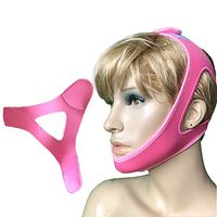 Adjustable Effective Sleep Aid Reducing Women & Men Natural Solution Stopper Snoring, Triangular Anti Snoring Chin Strap,Chin Strap Light and Comfortable Dislocation Correction Belt for (Pink)3 ags