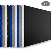 12 Pieces Extra Large Microfiber Cleaning Cloths 12 x 12 inch Oversized Lens Cleaning Cloths for Cleaning All Electronic Device Screens Eyeglasses Delicate Surfaces (Various Colors)