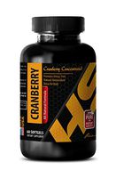 Heart Health Vitamins Men - Cranberry Concentrate 50:1 - Cranberry Capsules for Women - 1 Bottle (60 Softgels)