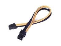 Silverstone Tek Sleeved Extension Power Supply Cable with 1 x 6-Pin to PCI-E 6-Pin Connector (PP07-IDE6BG)