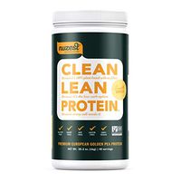 Nuzest Clean Lean Protein - Premium Vegan Protein Powder, Plant Protein Powder, European Golden Pea Protein, Dairy Free, Gluten Free, GMO Free, Naturally Sweetened, Smooth Vanilla, 40 Servings, 2.2 lb