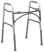 Drive Medical (a) Double Button Extra-Wide Adult Folding Walker (Bariatric)