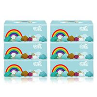 sakd Paper Towels Multifold Facial Tissues Napkins Toilet Paper Pumping Paper -with Absorbency Pockets for Table Kitchen Car 300 Sheets/Pack (6PC)