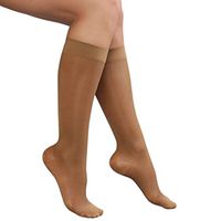 Advanced Orthopaedics Ladies Compression Knee High Socks, Nude, Medium