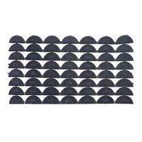 Heallily Heel Plates 28 Pairs Anti-Skid Shoe Heel Taps Shoe Repair Pad Replacement Toe Plates for Shoes (Large)