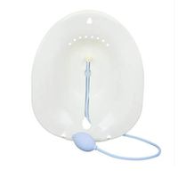 JOEPET Sitz Bath with Flusher, Avoid Squatting for Pregnant Women, Hemorrhoids Patients on The Toilet,Episiotomy Patients Toilet Portable Bidet,White