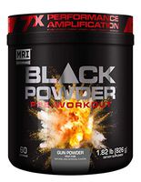 MRI Black Powder Pre-Workout Powder - Explosive Energy & Stamina - Intense Strength and Focus - Build Muscle - Recover Faster – Creatine - 60 Servings (Gun Powder)