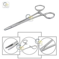 G.S Stainless Steel Mayo HEGAR Needle Holder with GROOVED Jaws 8" Veterinary Dental Instruments Best Quality