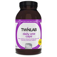 Twinlab Daily One Caps Multi-Vitamin and Multi-Minerals without Iron, 180 Capsules