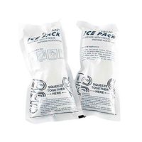 Adamas-Beta Disposable Instant Cold Pack (5-Pack) Emergency Breakable First Aid Kit Content for Body Injuries,Toothache,Size 19×12cm, Weight 160g/5.64oz