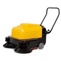 MN-P100A Outdoor Push Sweeper, Patio & Driveway Cleaner (黄色)