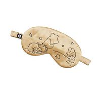 Cancer Astrological Sign Natural Silk Sleep Mask, FENGLL Cute Smooth Sleeping Eye Mask Light Comfortable Blindfold