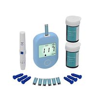 Blood Sugar Tester Blood Glucose Monitor Meter Diabetes Test Kit for Home 50 Test Strips 50 Twist lancets Family Monitor Diabetic Blood Glucose Monitoring System