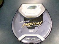 Philips Consumers Electronics Company Philips 45 ESP4 Jogproof CD Compact Disc Player (Light Purple See through Cover Version)