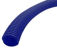 Electriduct 1" Split Wire Loom Tubing Polyethylene Flexible Conduit (1 Inch OD) - 20 Feet - Blue