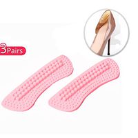 3 Pairs 4D Heel Pads No Slip Grips Liners Shoe Cushion Inserts for Women or Mens Shoes