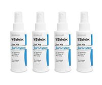 Safetec Burn Spray 4oz Spray Bottle (Pack of 4)