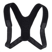 Keenso Shoulder Posture Corrector, Posture Corrector Shoulder Support Women Men Nylon Shoulder Support Brace with Hook & Loop