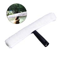 UEETEK Washing Squeegee Head Replacement Water Applicator Window Washer Cleaning Squeegee Accessory with Detachable Sleeve