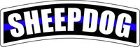 Sheepdog Tab Thin Blue Line - 5x1.5 inch Laptop Phone Sticker