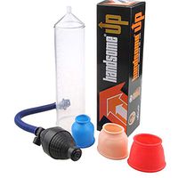 Manual Vacuum Pump Massage Pump for Men, Male 3 Color Sleeve Cupping Therapy Set