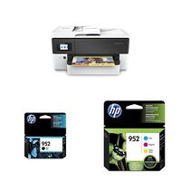 HP OfficeJet Pro 7720 All in One Wide Format Printer with Wireless Printing with Std Ink Bundle