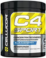 C4 Sport Concentrated Energy Performance Powder, Blue Raspberry (Pack of 2)