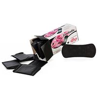 Femtastic Black Panty Liners, Regular Unscented, (Individually Wrapped), 40 Count