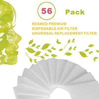 56 Pack CPAP Filters Fits All ResMed Airsense 10, Aircurve 10, Airstart 10, ResMed S9 Series Standard Machines