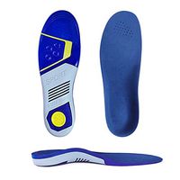 Flat Feet Insoles Men Arch Support Shock Absorption Gel Cushion Sports Shoe Inserts Men Orthotics Insoles Heel Pain Relief Insoles/Inserts for Flat Feet, Plantar Fasciitis, Over Pronation