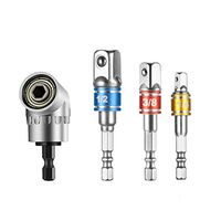 ❤Ywoow❤ 🍀 Duanguai Short Section + Hex Color Ball Post Right Angle Screwdriver Set Drill Hex Bit Socket Adapter Extension