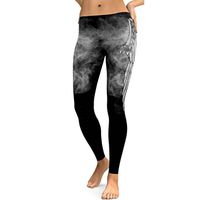 Women Yoga Pants, Neartime Fashion Fitness Running Leggings Elastic Waist Sports Printed Pants Trousers (M, Black)