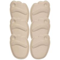 Ball of Foot Cushions, Socanby Metatarsal Pads Anti-Slip High Heel Inserts for Women Pain Relief and Comfort Insoles Forefoot Cushioning- 3 Pairs (Beige)