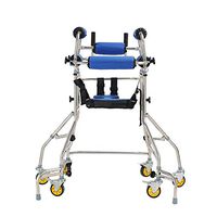 TXDWYF Stand Walk Aid, Walking Aids with Wheels, Walking Frame with Wheels for The Elderly, Old Man Lower Limb Disabled Skid Stand, Stand Frame with Seat Wheel Rehabilitation Device
