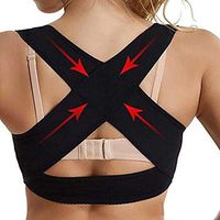Fine Women Chest Brace Up Posture Corrector Shapewear Vest, Chest Supports for Women Bra Shapewear Top Posture Corrector Shapewear Tops (Black, M)