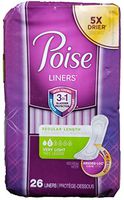 Kimberly-Clark 19305 Poise Liner, Very Light (Pack of 208)