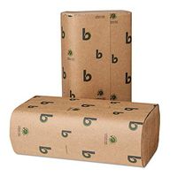Boardwalk Green Multi-Fold Paper Towels, 9 1/8" x 9 1/2", 100% Recycled, Natural White, 200 Per Pack, Case of 20 Packs