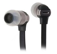 Munitio SV Mobile Performance Earphones with 3 Button Mic Control, Gray