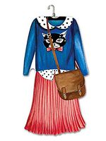 Punch Studio Lady Jayne Dress Die-Cut Note Pad - Cat Sweater
